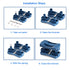 Edge Banding Trimmer, Veneer/Laminate Edge Trimmer Mini Plastic PVC Plywood Melamine Wood Edge Band Cutter, Manual Trimming Woodworking Tool...