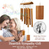 Windchimes Outdoors, Memorial Wind Chimes, Bamboo Wind Chimes for Outside Clearance Deep Tone for Patio Garden Home Décor, Natural Beautiful Sound...