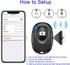Wireless Camera Shutter Clicker | Camera Shutter Remote Control for iPhone & Android Smartphones | Wireless Remote Control Selfie Button - Include...