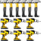 12pcs Hammer Balloons Drill Balloons 17 Inch Inflatable Toys Construction Party Decorations Electric Screwdriver Balloon Decorations for Father's ...
