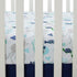 Lambs & Ivy Oceania 100% Cotton Fitted Crib Sheet - White with Blue Nautical/Aquatic Fish and Octopus...