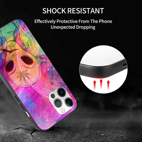 Compatible with iPhone 13 Pro Max Case, Alien Smoke Design Gift for Women Girls Shockproof TPU Case...