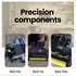 4 Pack Upgraded Replacement Wheel for Ryobi Cordless Stick Vacuum 18v One+ Hp & 18v One+ PCL720K, PBLSV716K, Replacement Cordless Vacuum Cleaner W...