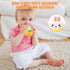 Baby Teething Toys BPA-free Bunny Teether for 6-12 Months Baby Rattle Roly Poly Toys for Infant 12-18 Months Rabbit Tumbler Toy Gifts for Toddler ...