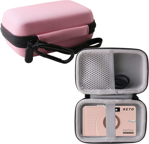 WERJIA Hard Carrying Case Compatible with Kodak EKTAR H35 /EKTAR H35N/RETO 35mm Film Camera (pink)...