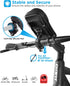 whale fall 360°Rotatable Bike Phone Holder Waterproof, Newest Bike Phone Mount Bike ?Handlebar Bag Bike Accessories Motorcycle Electric Bike Cell ...