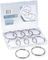 Loose Leaf Binder Rings 2 Inch (20 Pack) – Premium Nickel Plated Steel Book Rings, Metal Rings for Index Cards, Index Card Rings, for Office, Scho...