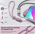 SURPHY Designed for iPhone 15 Pro Max Case with Screen Protector and Lanyard, Phone Strap and Liquid Silicone Phone Case (Camera Protective + Soft...