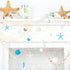 Jetec 26 Pcs Beach Ocean Themed Christmas Ornaments Bulk Resin Starfish Seashell Decorative Nautical Coastal Christmas Ornaments for Tree Home Bat...