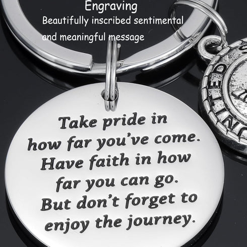 Kivosliviz Navy Keychain Gifts for Men In Military Deployment BF Graduation Inspirational Us Navy Keychain...