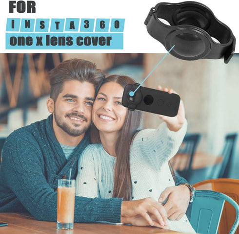for Insta360 One X Camera Lens Case Fisheye Lens Protector Cover Gel Cap Accessories...