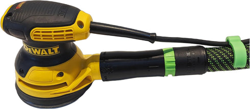 Vacuum Adapter for Dewalt or Craftsman Sanders - Dust Collection - Galactic Gadgets (Festool 27mm - Black)...
