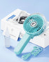 SWEETFULL Portable Misting Fan - 180° Foldable Handheld Personal Fan with Mist Spray, 3 Speeds, 30ml Water Tank, USB Rechargeable - Ideal for Trav...
