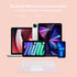 Wireless Bluetooth Keyboard with Touchpad,10 Inch Round Key Wireless Keyboard Rechargeable Ultra Slim Portable Office for iOS Android Windows Devi...