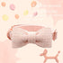 Lionheart glory Dog Bow Collar Pink Dog Collars for Female Dogs Adjustable Soft Dog Collars with Bowtie, Pet Collars Bow Tie for Large Dogs Gift...