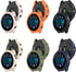 2Pack Soft TPU Case Cover (Black+Green) Compatible with Garmin Forerunner965 Running Smartwatch Protective Case Intended for Forerunner 965 Watch ...
