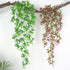 Artificial Hanging Vine, Faux Vines Ivy Leaves Outdoor Fake Hanging Plants Luxuriant Wall Hang Garland Porch Patio Arch Balcony Basket Garden Part...