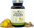 Herbal Roots Ginger Supplement | Organic Ginger Root Capsules | 1,200 mg of Pure Ginger Powder per Serving | 60 Vegan Capsules...