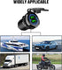 Nilight - 90103A Dual USB Port QC 3.0 Fast Charging Hubs USB Charger Socket Power Outlet 2.1A & 2.1A x2 for Car Boat Marine RV Mobile with Wire Fu...