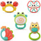 Baby Rattles Toys Set, Infant Grab N Shake Rattle, Sensory Teether, Development Learning Music Toy, Newborn Babies First Birthday Gifts for 0 1 2 ...