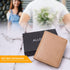 Alldaily Small RFID Wallet for Women Slim Compact Bifold Pocket Ladies Travel Mini Purse (Apricot)...