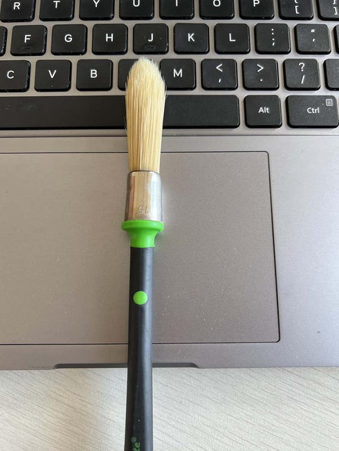 Small Paint Brush for Touch Ups, Trim Stain Brush for Sash, Baseboards, House Wall Corners and Art Application, One Singe Size 0.6-inch (15mm)...