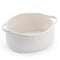 Cute Woven Storage Basket with Handle, Container for Gifts Empty, Decorative Organizer Bins Box for Pet Dog Toys Baby Essentials Snack Diaper Towe...