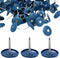 (100 Pack) Round Plastic Cap Nail 1 Inch Roofing Nails Galvanized Tar Paper Nails for House Wrap Fastening Foam Board Roofing Felt Insulation Film...