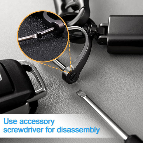 Car Key Acorn Weave Paracode Key Chain Ring, Thick Leather Braid Rope Car Keychain Ring for Men and Women, Suit for All Cars (Blue)...