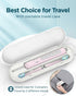 M5 Sonic Electric Toothbrush for Adults - Rechargeable Electric Toothbrushes with 8 Heads & Travel Case, Power Electric Toothbrush with Holder, 3 ...