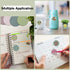ASTARON Transparent Sticky Notes, 200Pc Cute Morandi Clear Sticky Note Tabs Translucent Index for Book Annotation Page Markers Bible Journaling Ac...