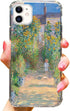 Claude Monet Art Painting Phone Case for iPhone 11, Watercolor Sunflower Impressionism Cover for Women Men Girls Boys, Trendy Design TPU Bumper Ca...