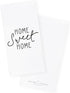 The Cotton & Canvas Co. Home Sweet Home Soft and Absorbent Kitchen Tea Towel, Flour Sack Towel and Dish Cloth...