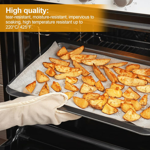 PECULA 110 Count Parchment Paper Sheets, Parchment Paper 11 x 13 Inch, Parchment Paper for Baking Grilling Steaming Air Frye, Baking Paper for Coo...