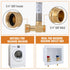 SUNGATOR Washer Water Hammer Arrestor, 3/4" GHT Male x 3/4" GHT Female for Washing Machine, Laundry Pipe, Stainless Steel Hammer Arrestor, Reduce ...