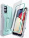 DUOPAL for Samsung Galaxy A02S Case, Military Grade Protection Dual Layer Shockproof Case with Tempered Glass HD Screen Protector and Kickstand Co...