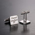 Father of The Bride Cufflinks, Father of The Bride Gift from Daughter, Gift for Dad on Wedding Day, I Loved You First Cuff Links...