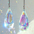 120mm Crystal Suncatcher, 2 Pack Large Prism Sun Catchers Windows Hanging Ornaments Rainbow Maker Pendant Indoor Outdoor Garden Chandelier Birthda...