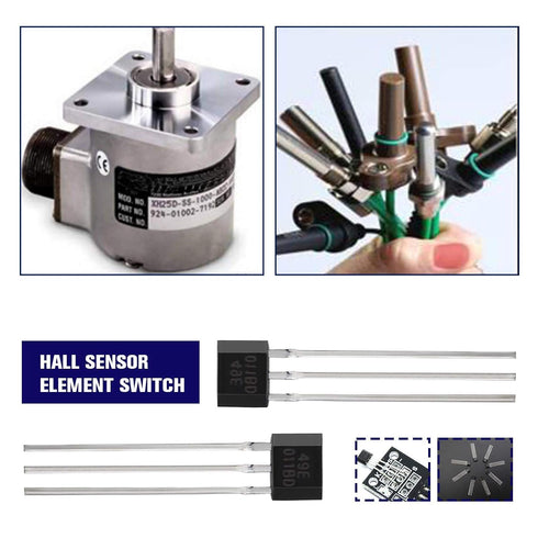 SING F LTD 20Pcs 49E OH49E SS49E Linear Hall Effect Sensors S49E TO-92 3 Pins Sensor Element Switch for Electric Vehicle Motor Repair...