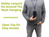 AGOZ Around The Neck Hanging Open Top Case w/Detachable Safety Lanyard Sling Compatible with Freestyle Libre 3 Reader,Freestyle Libre 2, Dexcom G6...