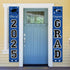 DAZONGE Blue Graduation Decorations 2025, Congrats Grad Porch Banner for Any Schools or Grades 2025 Graduation Party Decorations...