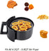Air Fryer Racks Three Stackable Dehydrator Racks 304 Stainless Steel Air Fryer Basket Toast Rack Air Fryer Accessories Fit All 4.2-5.8QT Air Fryer...
