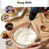 3Pcs Hand Mixer,Stainless Steel Kitchen Mixer Handheld Attachments Set 7.5inch for Electric Drill Dishwasher Safe(1 Beater, 1 Dough Hooks, 1 Ballo...