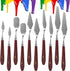 10PCS Palette Knife, Stainless Steel Painting Knife Set, Flexible Spatula Pallet Knife, Metal Artist Knives, Oil Painting Accessories Color Mixing...
