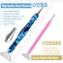 Heyseri Diamond Art Painting Pens, Ergonomic Diamond Painting Drill Pens Tools Accessories, Gem Art Pen Tools with Metal Tips for 5D Craft Nail (B...