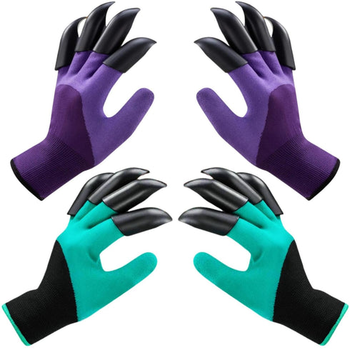 Garden Gloves with Claws, Breathable Gardening Work Gloves for Digging, Claw Gardening Gloves for Planting, Puncture Resistant Garden Gloves Best ...