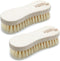 Konex Fiber Economy Utility Cleaning Brush. Heavy Duty Scrub Brush with Wood Handle. (Peanut 2 Pack)...