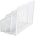 VANRA Metal Letter Tray, Letter Rack with 3 Compartments, Desk Organiser, Newspaper Rack for School, Office Accessories, White...