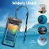 Waterproof Phone Case and Lanyard - Excellent Waterproof Protection - Floats in The Water Black...