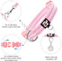 azuza 2 Pack Neoprene Padded Dog Collar for Small Dogs, Reflective Dog Collar with ID Tag Ring, Adjustable Safe and Comfy Dog Collars,Purple/Pink,...